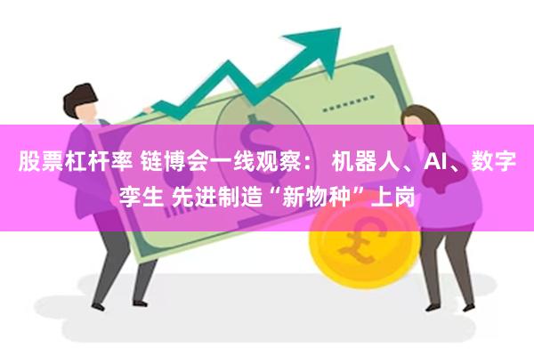 股票杠杆率 链博会一线观察： 机器人、AI、数字孪生 先进制造“新物种”上岗